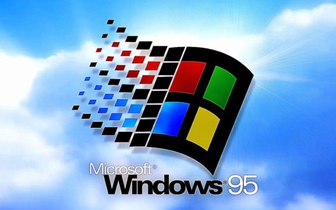 Windows-Startmenü Windows 95