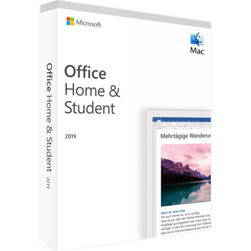 Produktinformationen "Microsoft Office 2019 Home und Student MAC"
