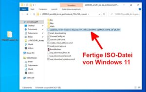 Windows 11 ISO Datei auf USB 
