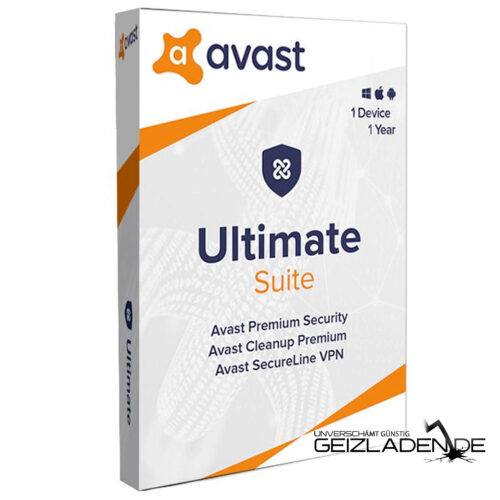 Avast Ultimate 2021 ¦ 1 Gerät/PC ¦ 1 Jahr ¦ Download