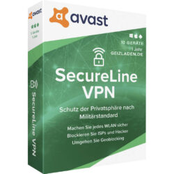 Avast SecureLine VPN 10 Gerät 1 Jahr