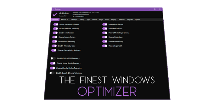 Windows 10 Optimizer